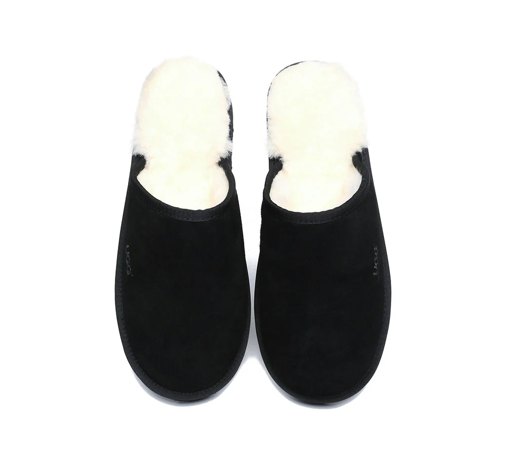 Men Slippers Sheepskin Wool Nonslip Home Slippers Cruz - Image 18