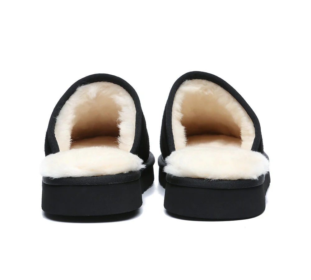 Men Slippers Sheepskin Wool Nonslip Home Slippers Cruz - Image 19