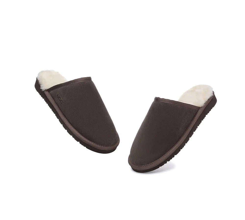 Men Slippers Sheepskin Wool Nonslip Home Slippers Cruz - Image 23