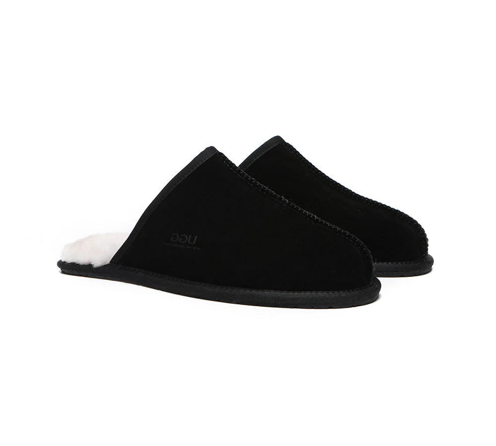 Men UGG Slippers Sheepskin Wool Home Slippers Bennett - Image 10