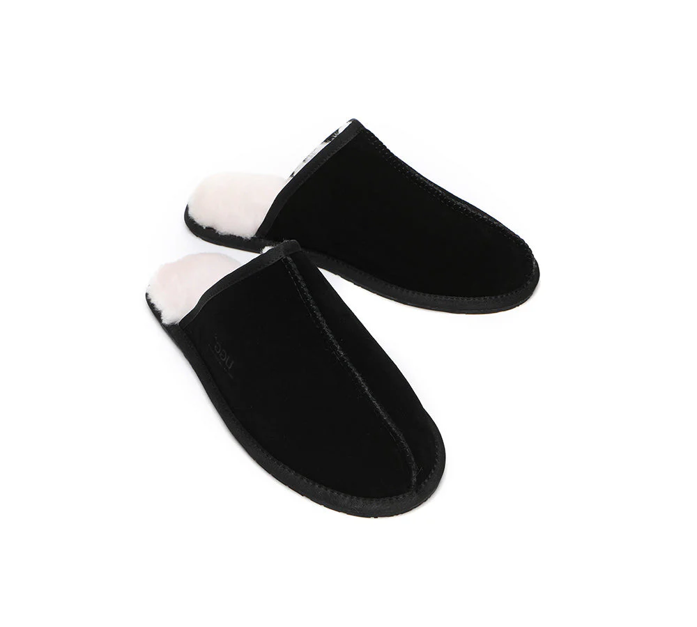 Men UGG Slippers Sheepskin Wool Home Slippers Bennett - Image 14