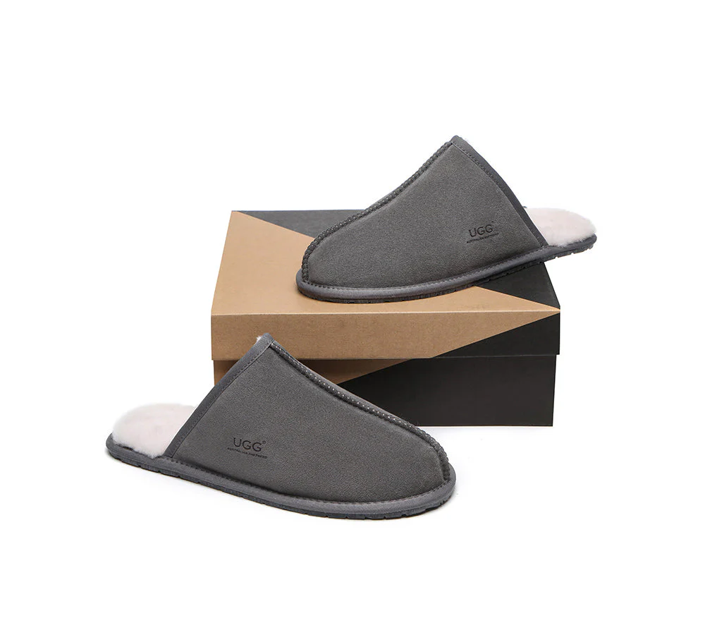 Men UGG Slippers Sheepskin Wool Home Slippers Bennett - Image 20