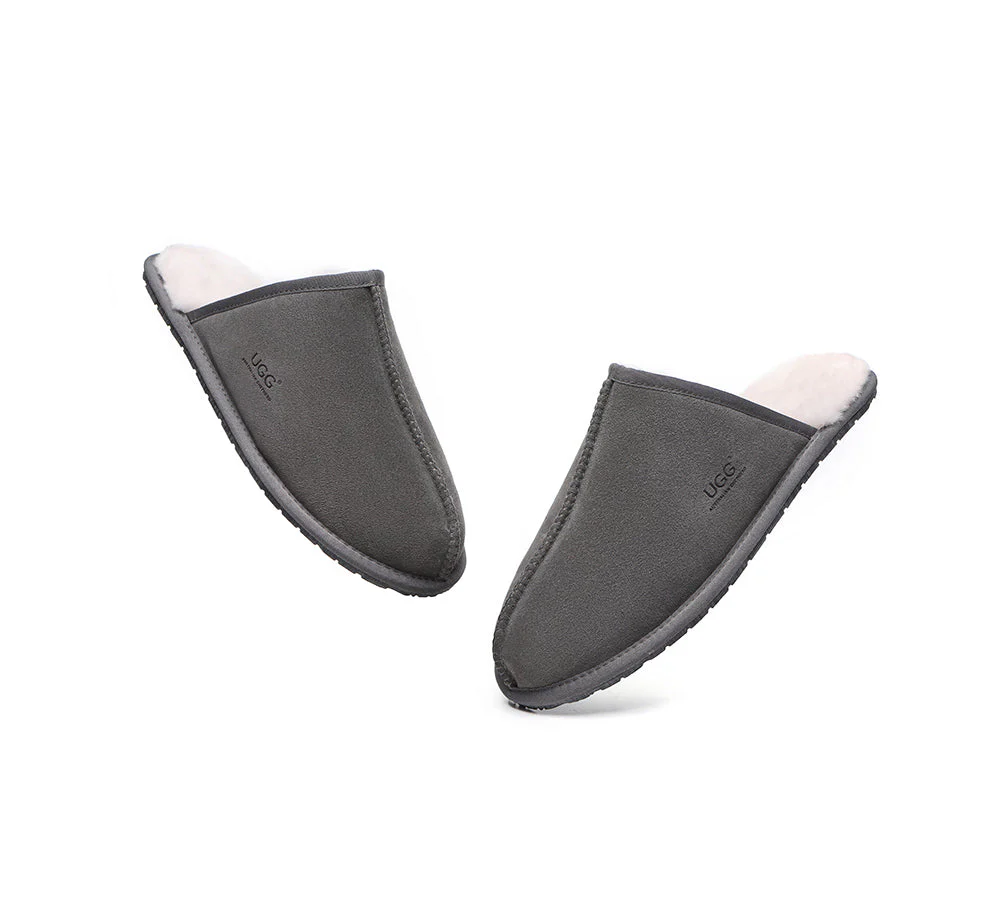 Men UGG Slippers Sheepskin Wool Home Slippers Bennett - Image 21