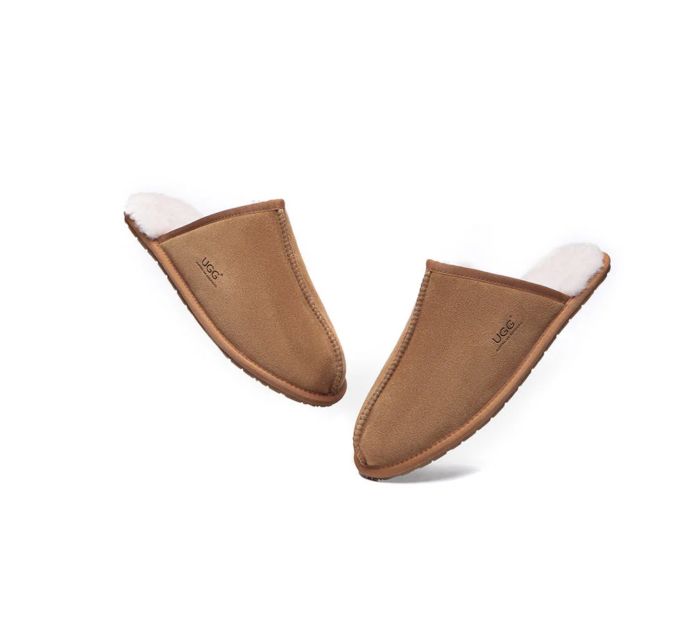 Men UGG Slippers Sheepskin Wool Home Slippers Bennett - Image 5