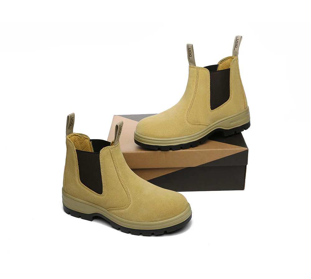 Men Work Boots Arlo Safety Steel Toe Shoes - Image 4