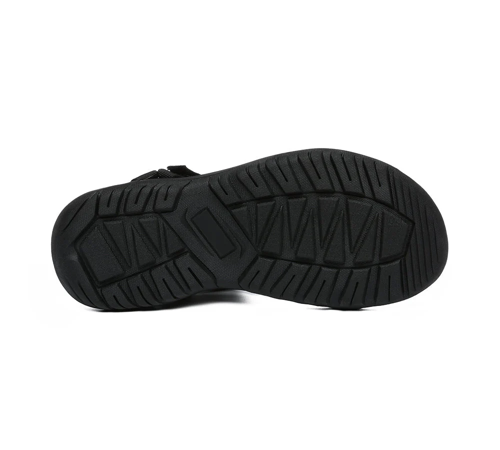 Men's Summer Sandals Black Strap Sandals Luciano - Image 6