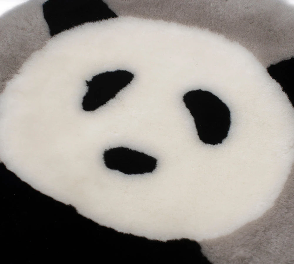 Round Australian Sheepskin Wool Cushion - Image 13