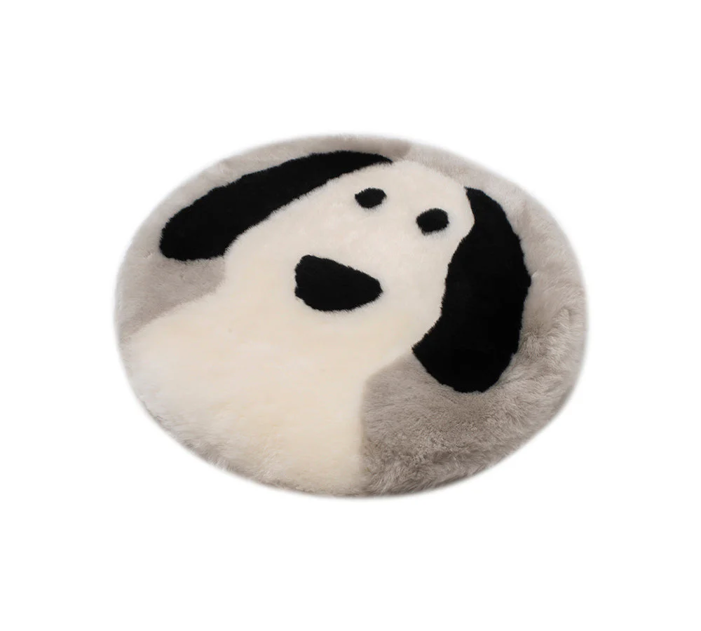 Round Australian Sheepskin Wool Cushion - Image 19
