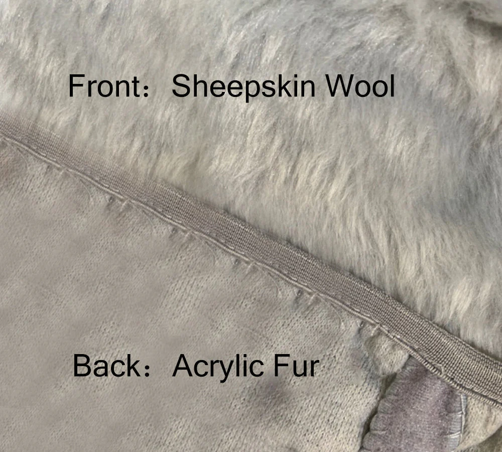 Sheepskin Car Seats Cover Protector Set - Image 4