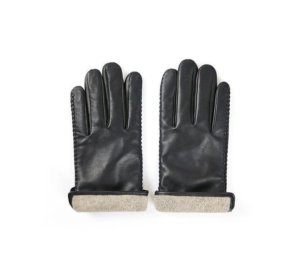 Sheepskin Wool Mens Leather Gloves Benjamin - Image 3