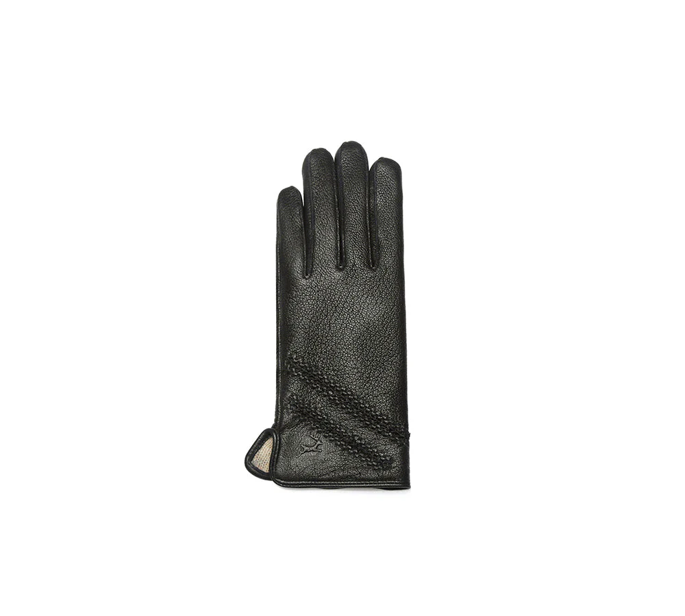 Sheepskin Wool Ladies Leather Gloves Britney - Image 4