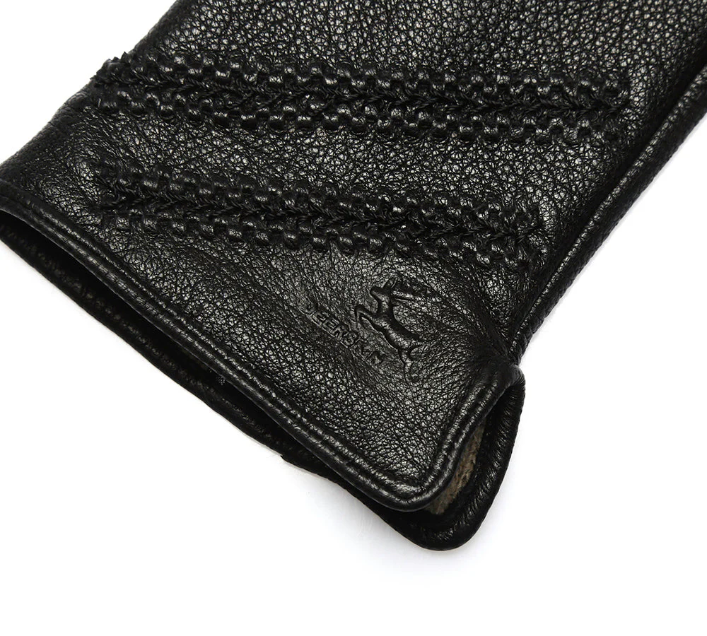 Sheepskin Wool Ladies Leather Gloves Britney - Image 7