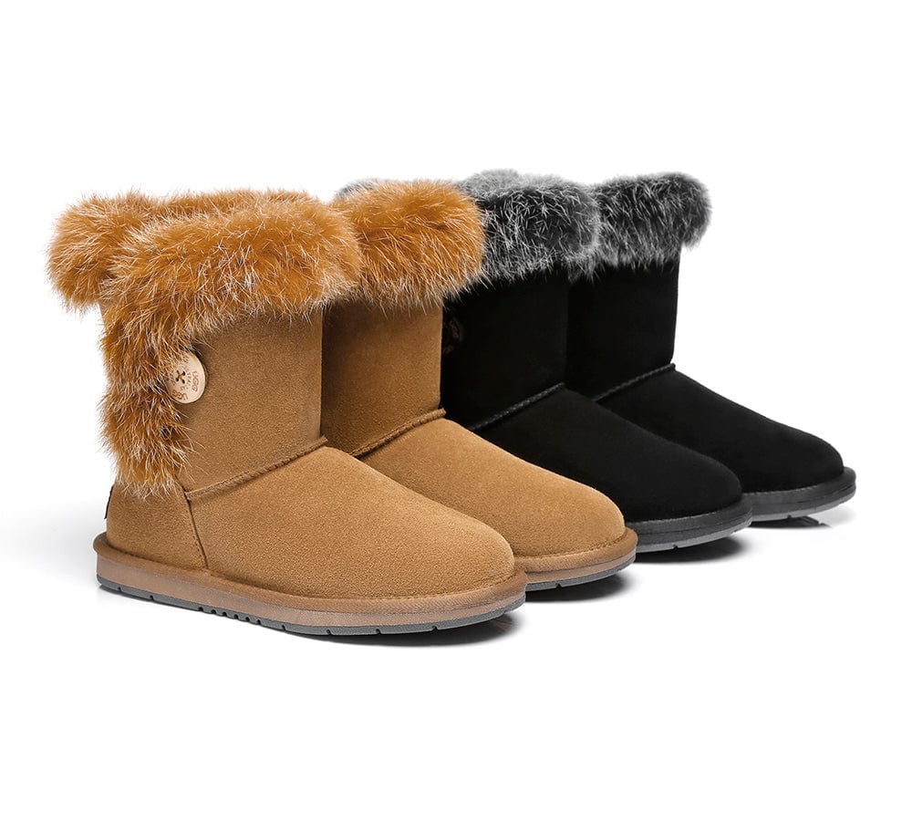 Short Button Boots Donna