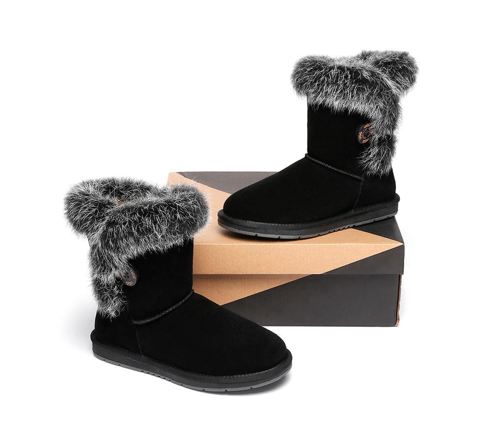 Short Button Boots Donna - Image 11