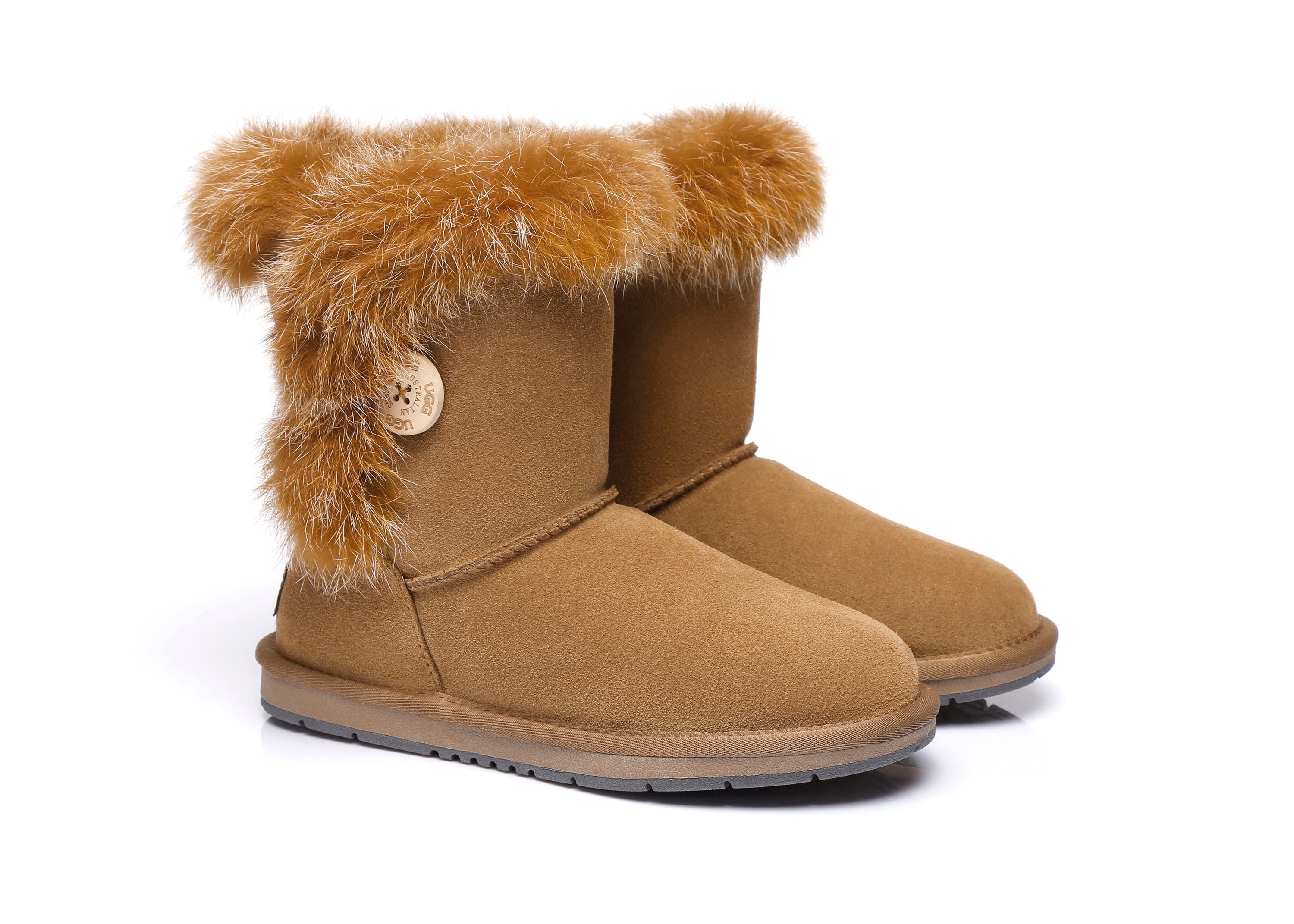 Short Button Boots Donna - Image 3