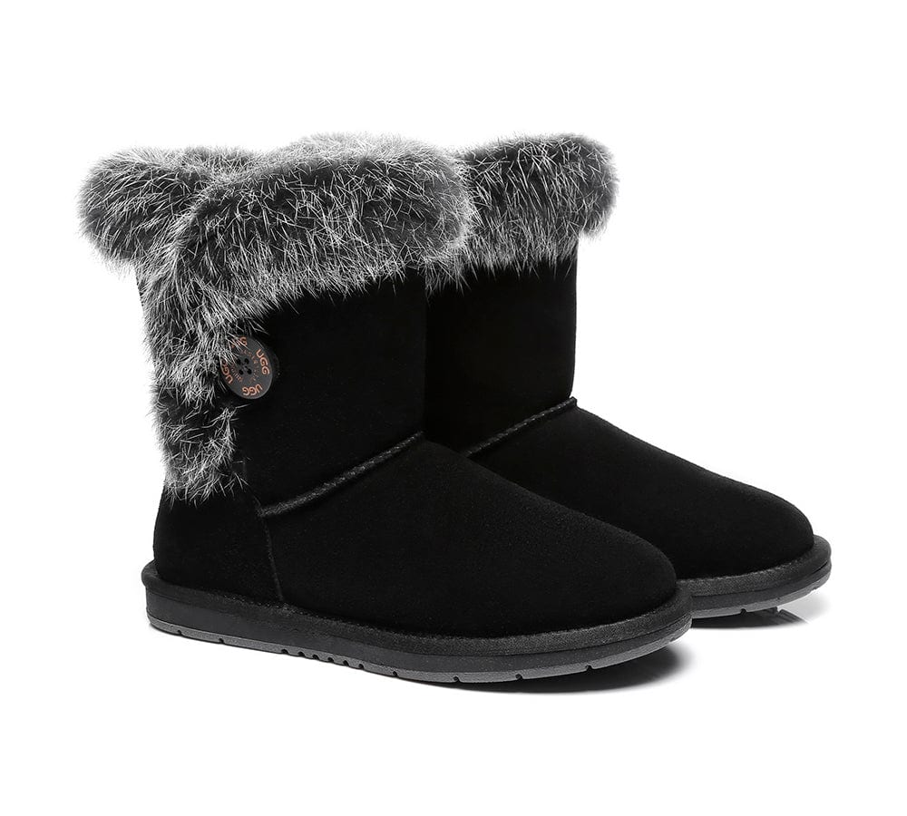 Short Button Boots Donna - Image 9