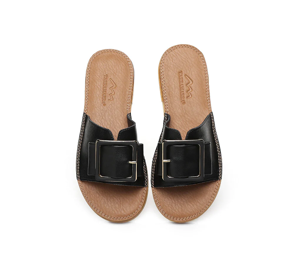 Women Buckle Top Slides Bera - Image 13