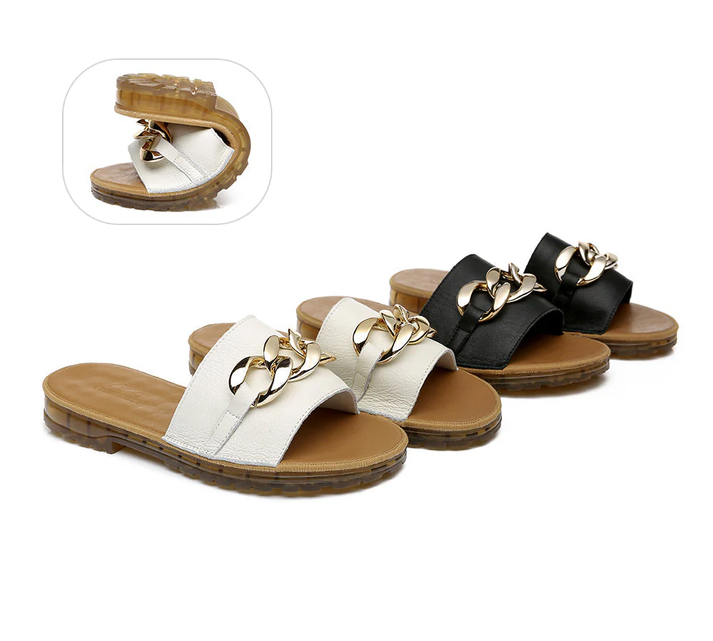 Women Buckle Top Slides Bera - Image 16