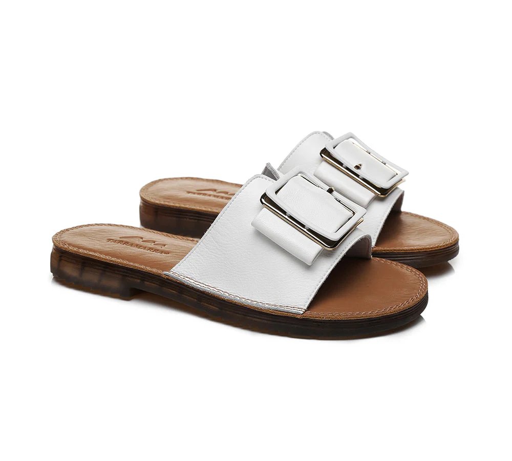 Women Buckle Top Slides Bera - Image 2