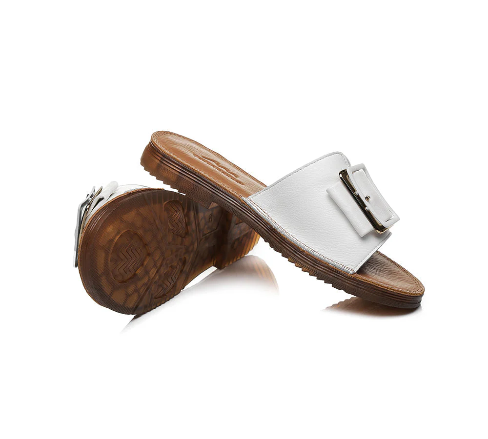Women Buckle Top Slides Bera - Image 3