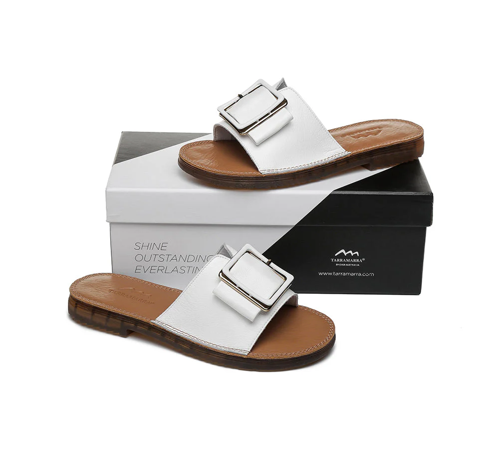 Women Buckle Top Slides Bera - Image 4
