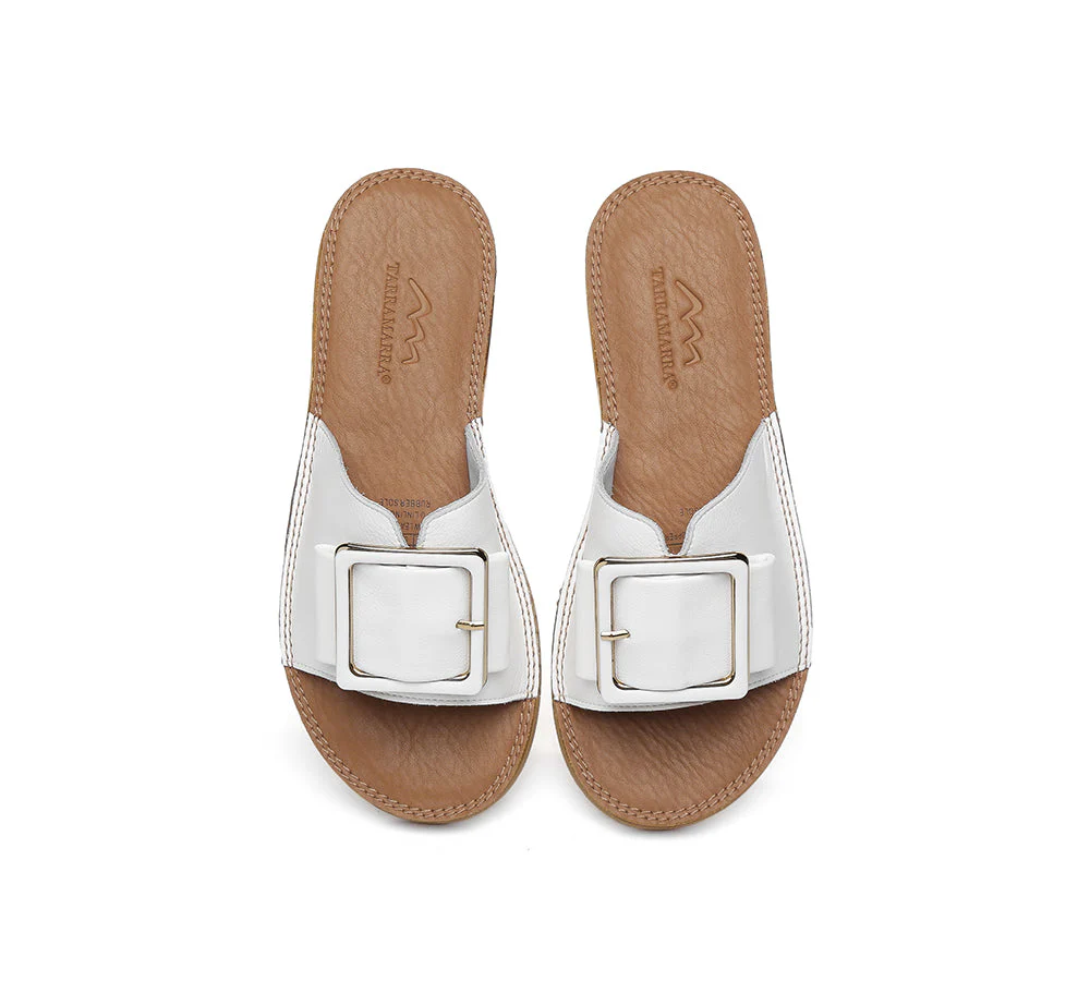Women Buckle Top Slides Bera - Image 6