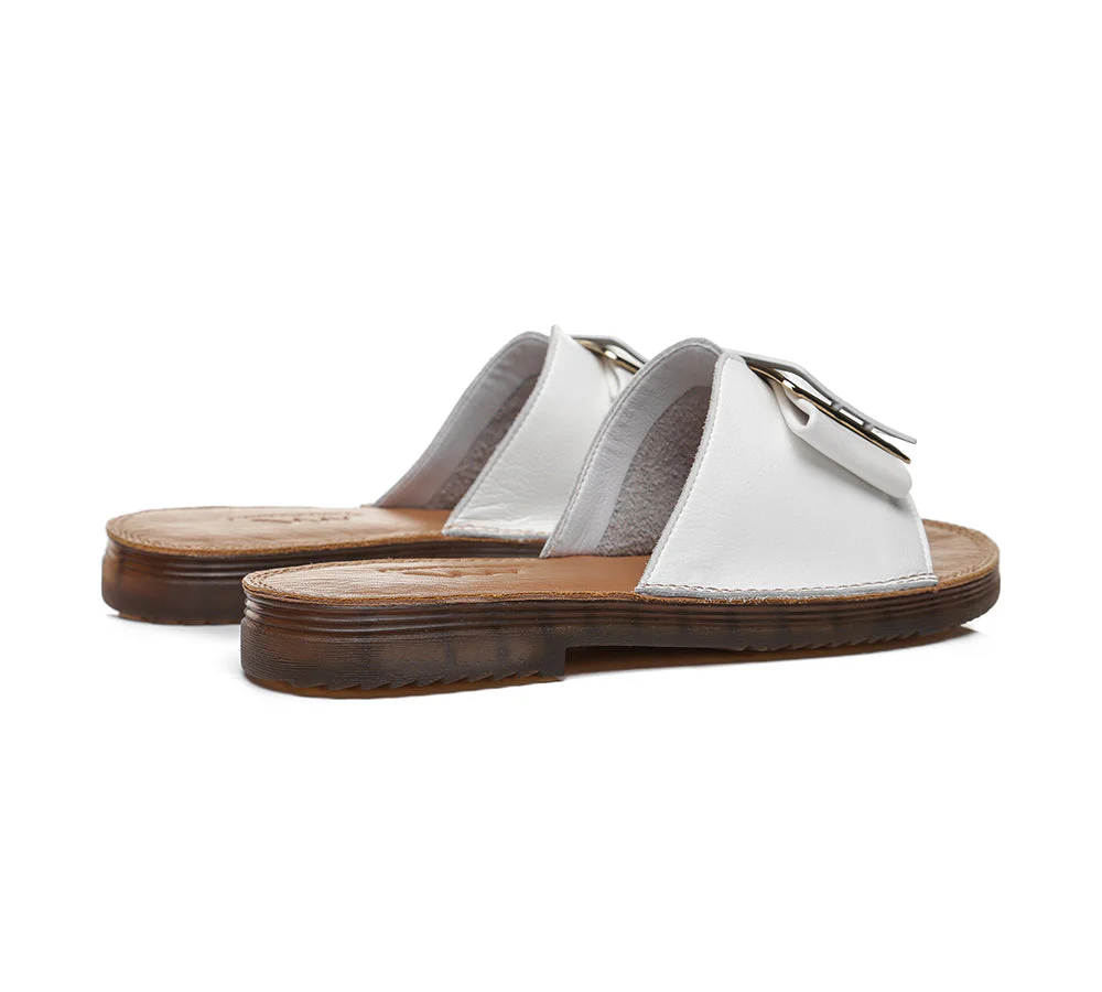 Women Buckle Top Slides Bera - Image 7
