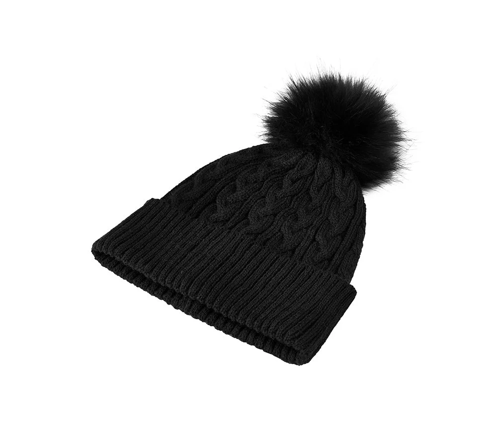 Soft Wool Blend Pom Pom Beanie Conira Hat - Image 19