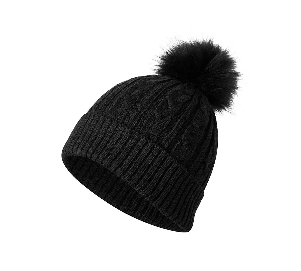 Soft Wool Blend Pom Pom Beanie Conira Hat - Image 21