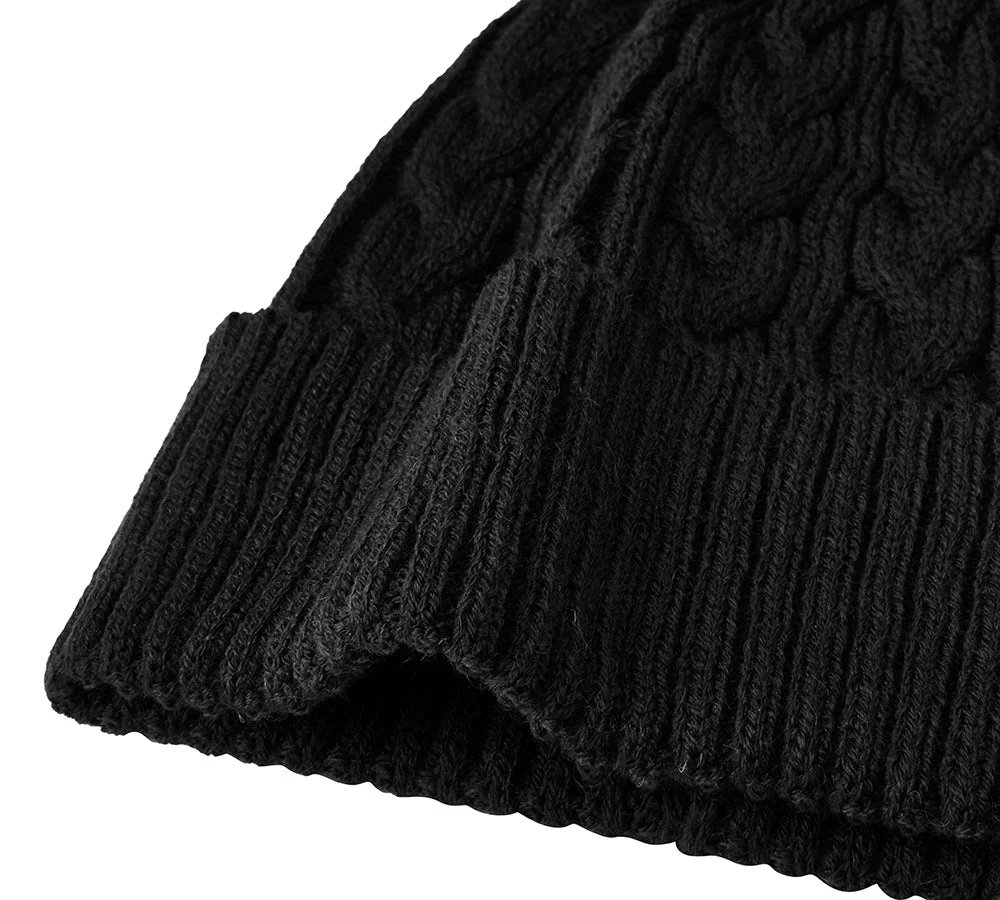 Soft Wool Blend Pom Pom Beanie Conira Hat - Image 23