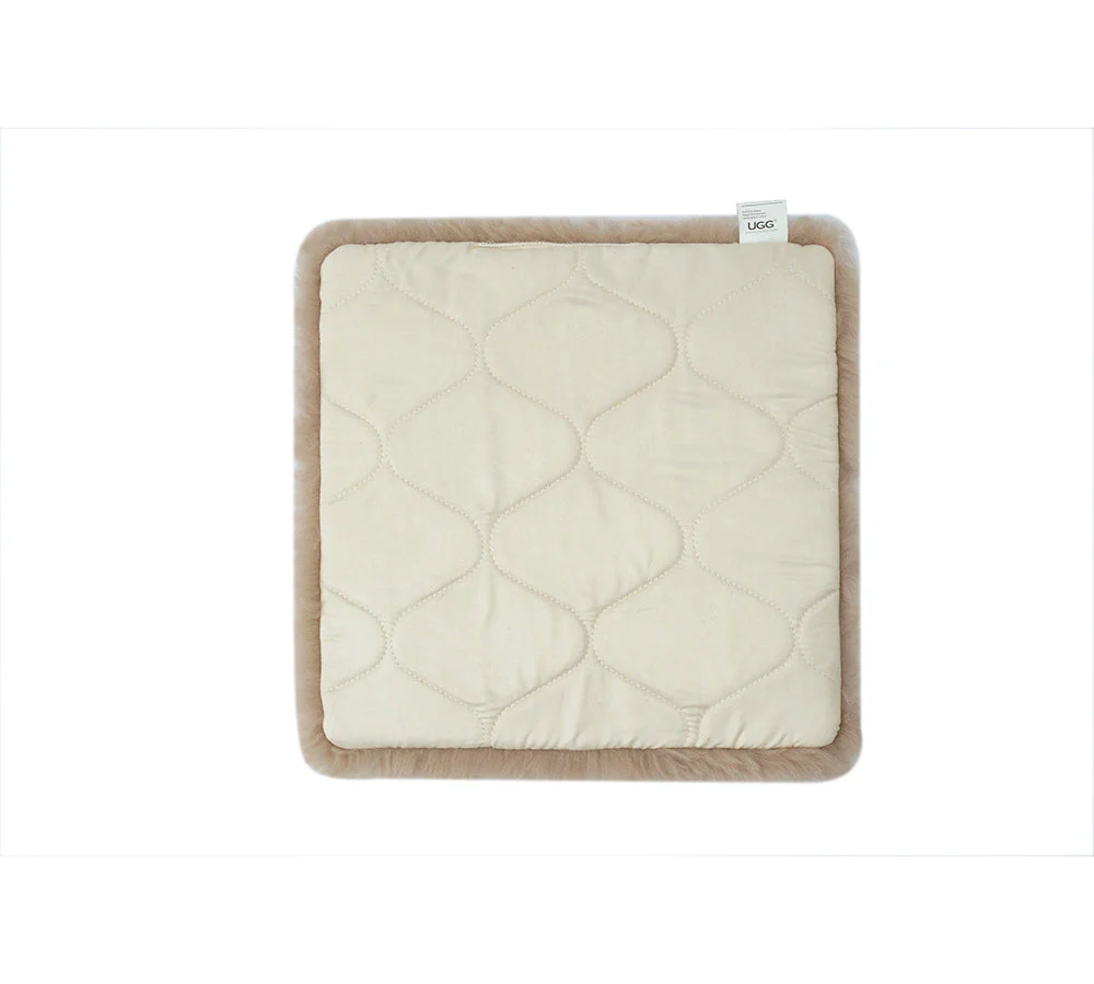 Square Australian Sheepskin Wool Cushion - Image 12