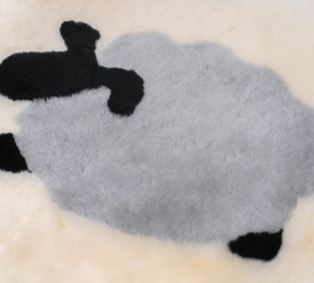 Square Australian Sheepskin Wool Cushion - Image 17