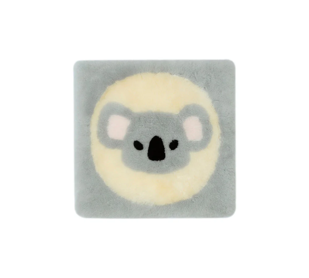 Square Australian Sheepskin Wool Cushion - Image 2