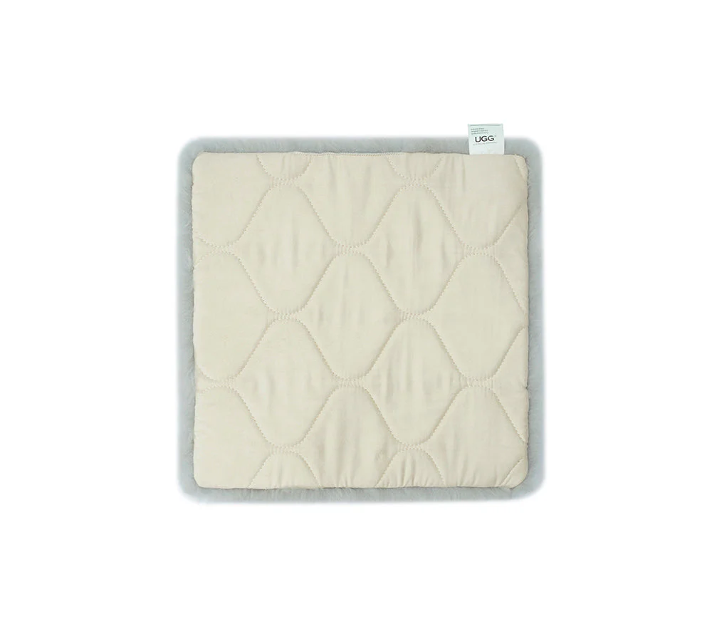 Square Australian Sheepskin Wool Cushion - Image 4