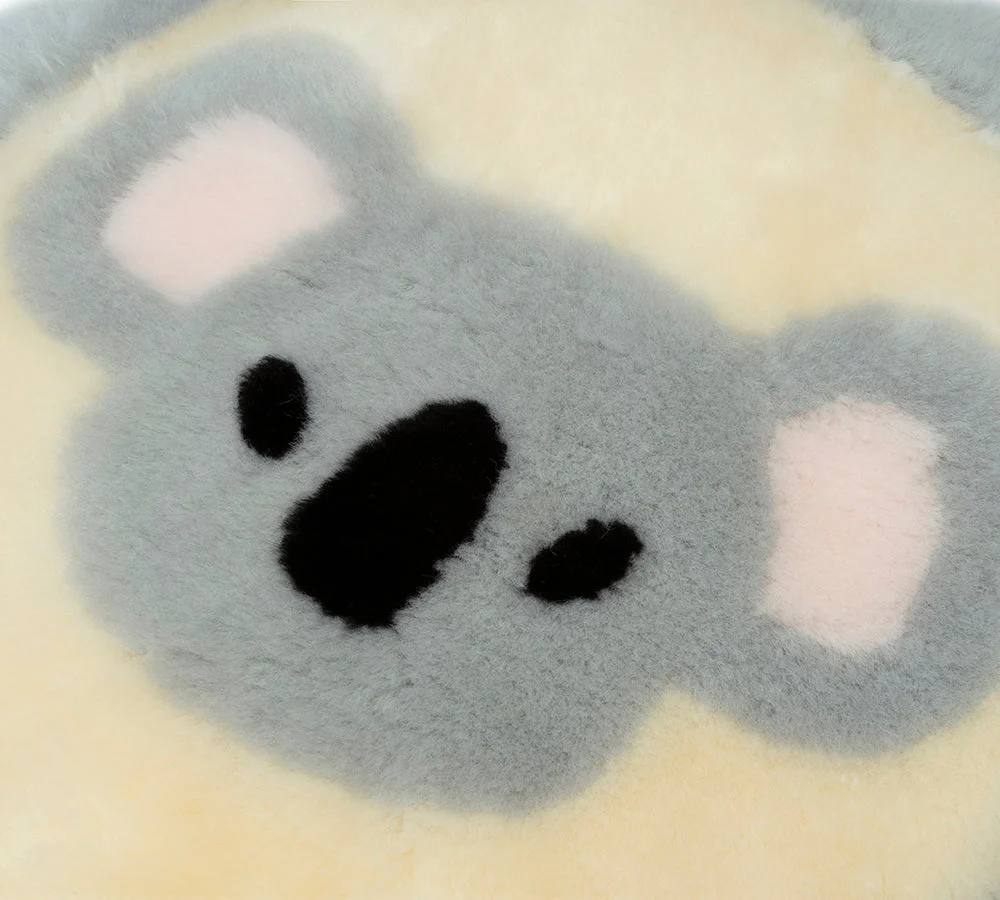 Square Australian Sheepskin Wool Cushion - Image 5