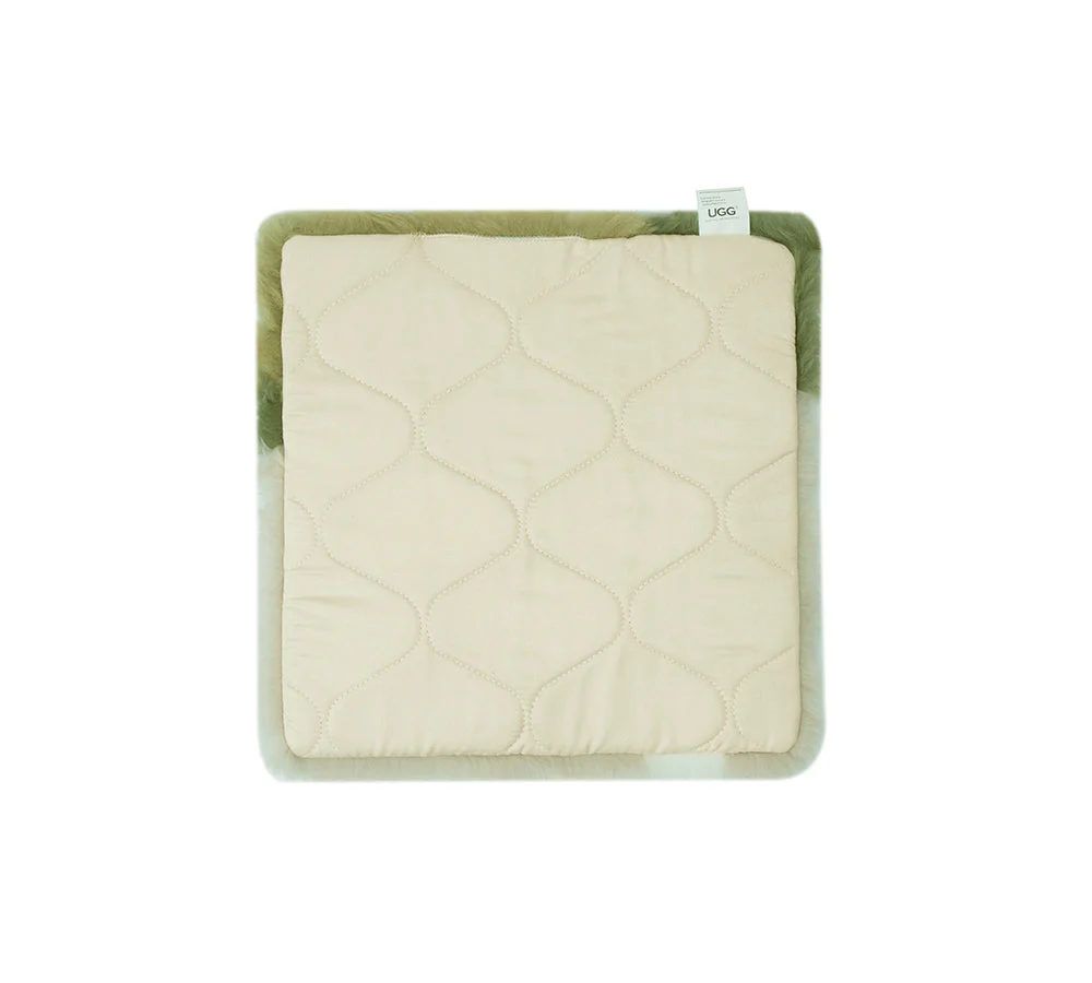 Square Australian Sheepskin Wool Cushion - Image 8