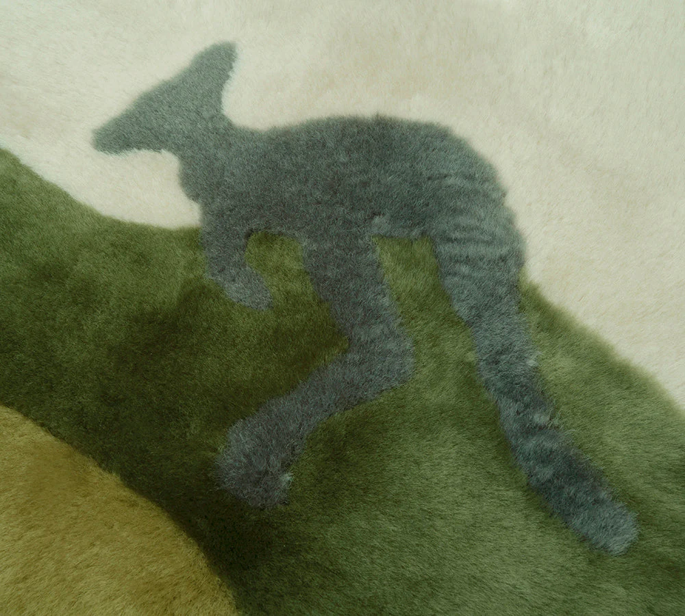 Square Australian Sheepskin Wool Cushion - Image 9