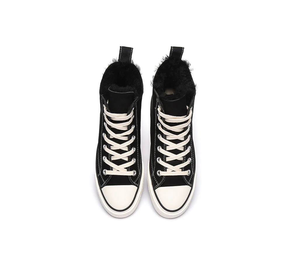 Viola High Top Women Sneakers Sheepskin Lining - Image 13