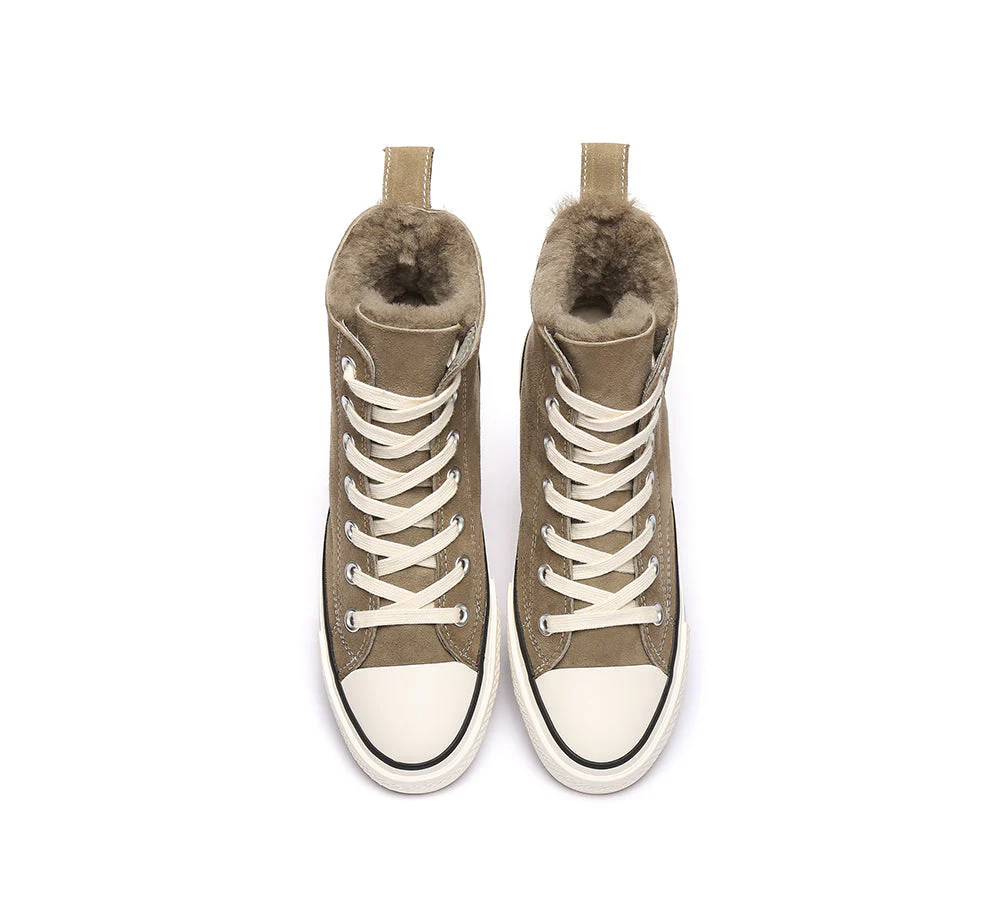 Viola High Top Women Sneakers Sheepskin Lining - Image 21