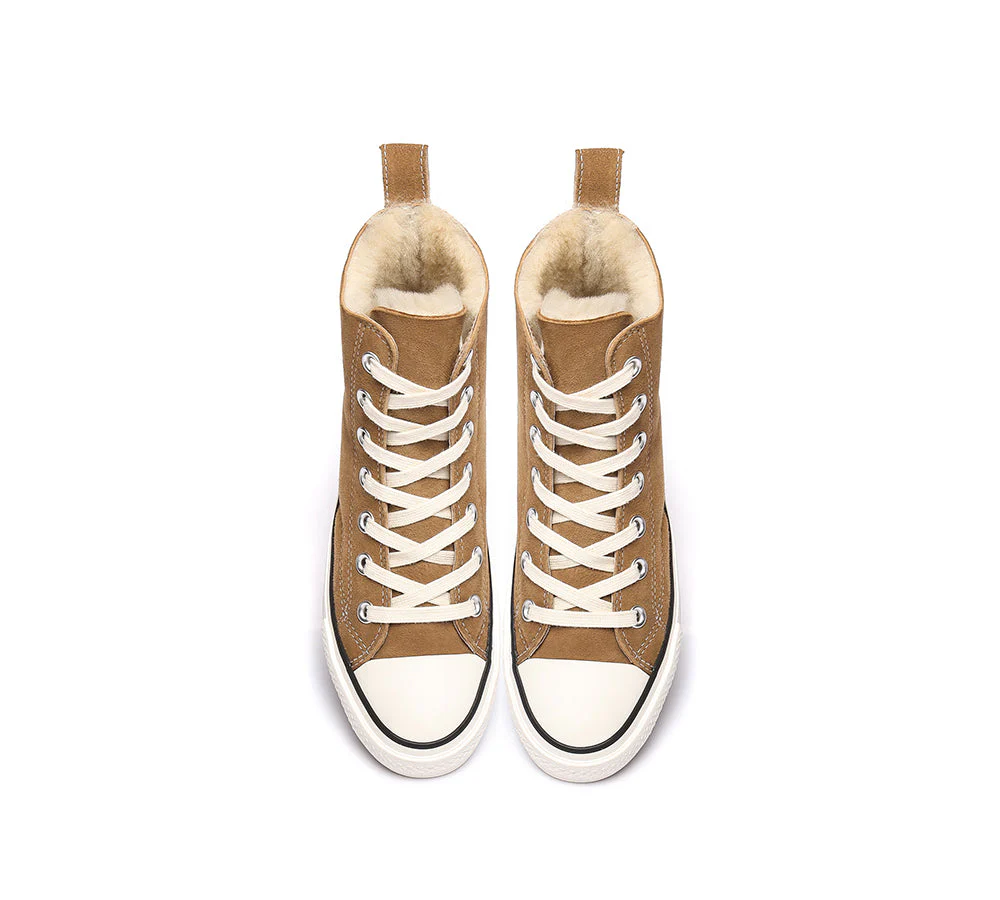 Viola High Top Women Sneakers Sheepskin Lining - Image 5