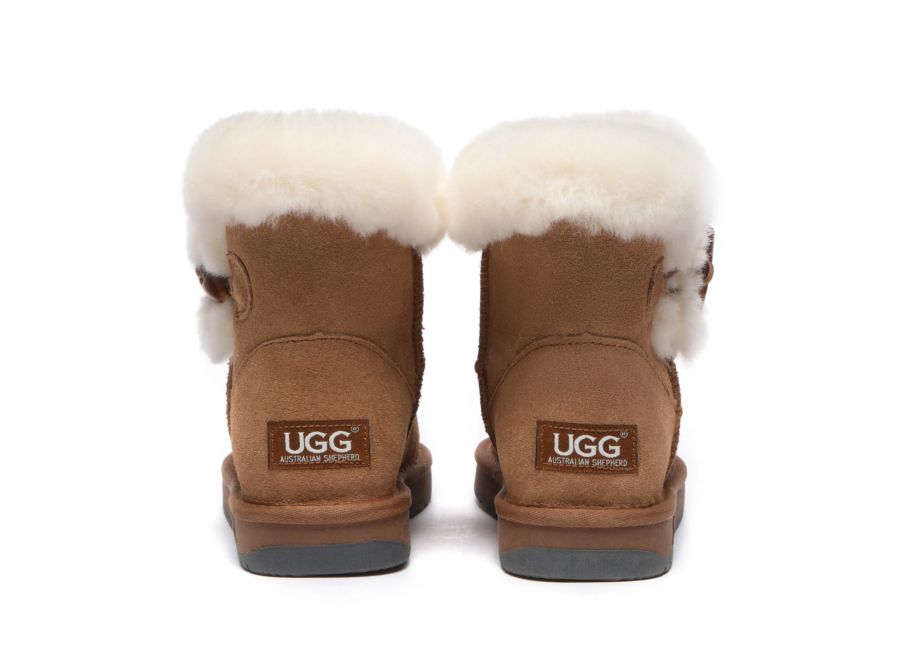 Tiara Fluffy Top Women Mini UGG Boots - Image 7