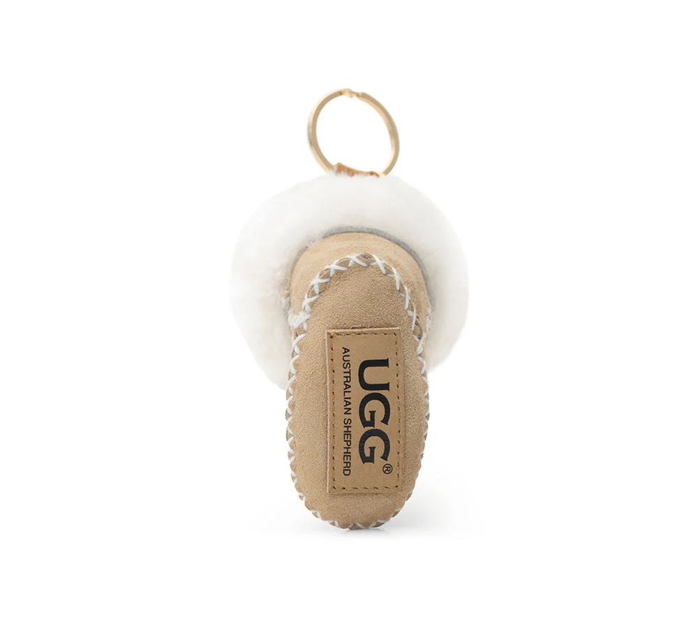UGG Boot Fluffy Sheepskin Wool Keyring Boris - Image 13