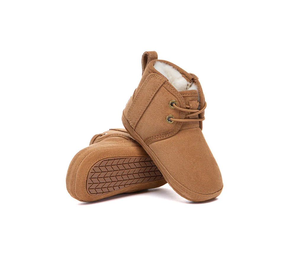 UGG Boots Baby Bootie Lace Up Gift Set Pavory - Image 3