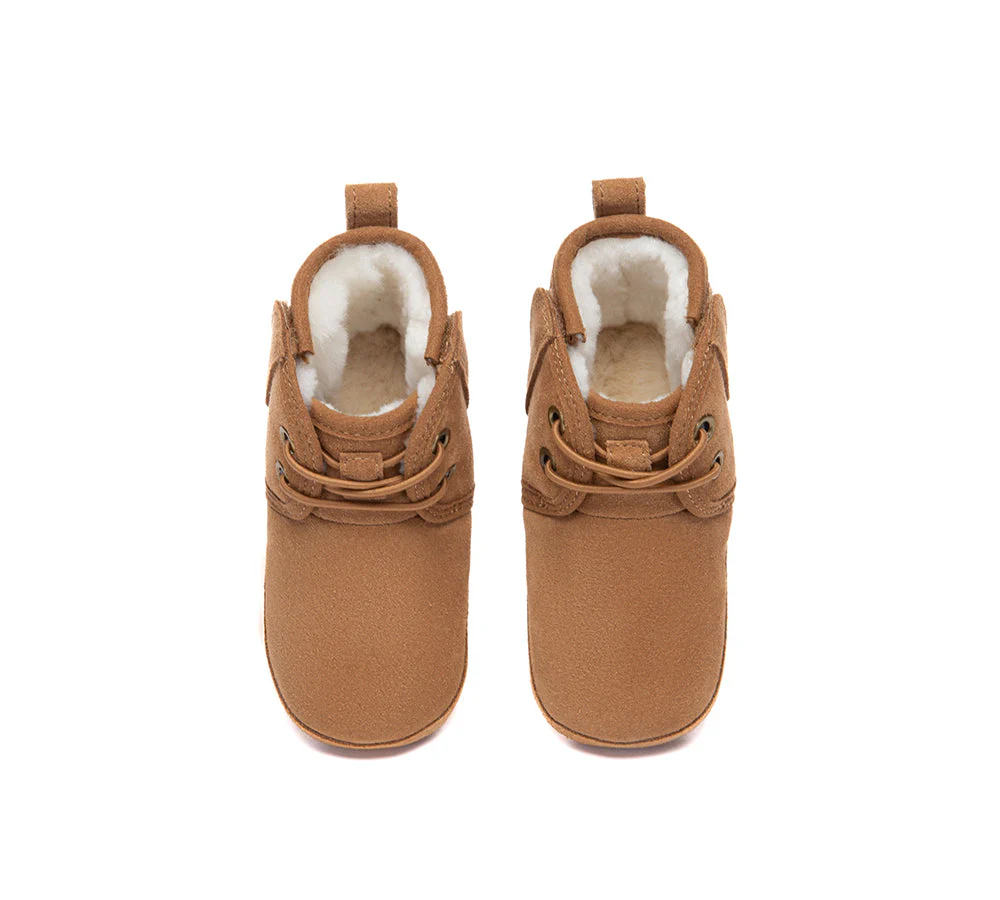 UGG Boots Baby Bootie Lace Up Gift Set Pavory - Image 6