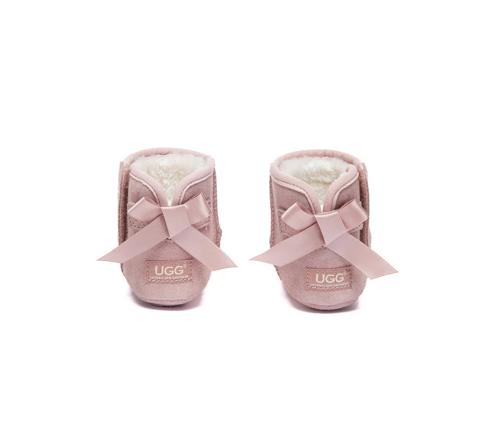 UGG Boots Baby Booties Back Bow Gift Set Ribelle - Image 14