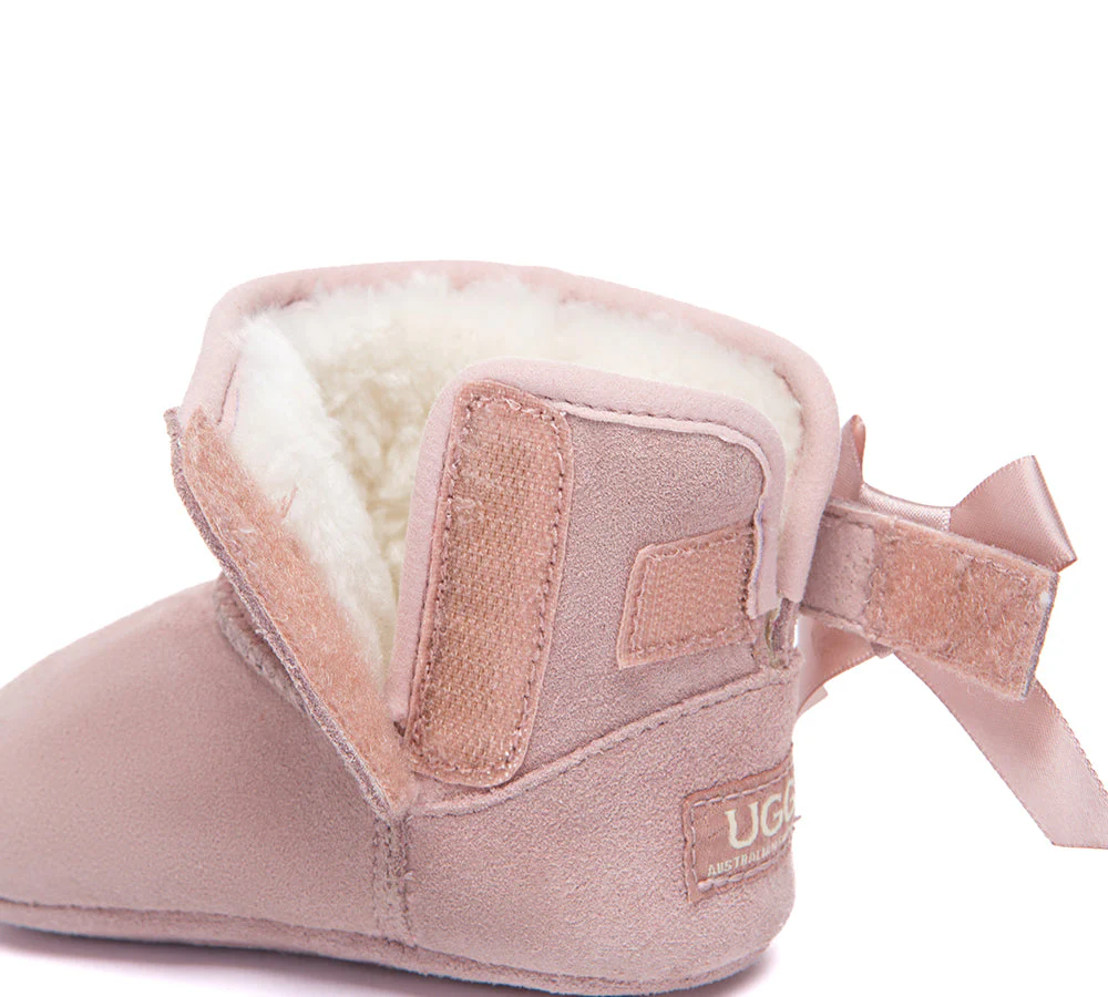 UGG Boots Baby Booties Back Bow Gift Set Ribelle - Image 15