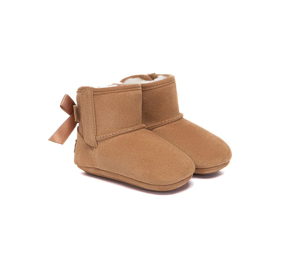 UGG Boots Baby Booties Back Bow Gift Set Ribelle - Image 2