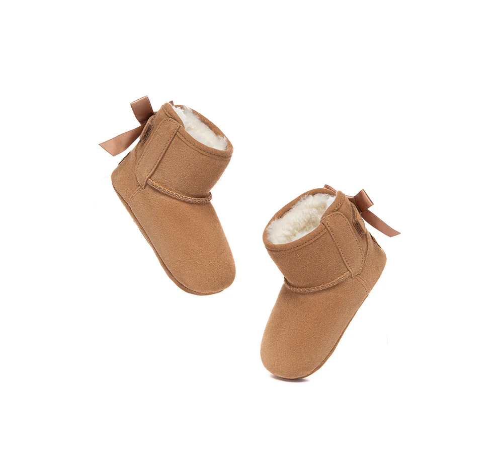 UGG Boots Baby Booties Back Bow Gift Set Ribelle - Image 5