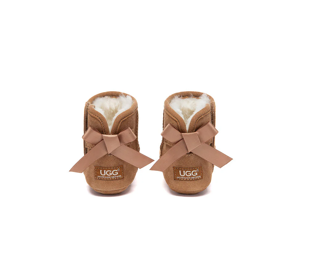 UGG Boots Baby Booties Back Bow Gift Set Ribelle - Image 7