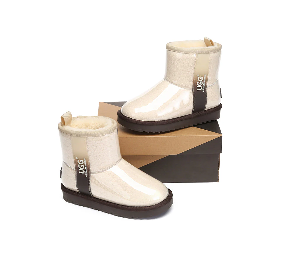 UGG Boots Kids Clear Waterproof Shearling Coated Neo - Image 10